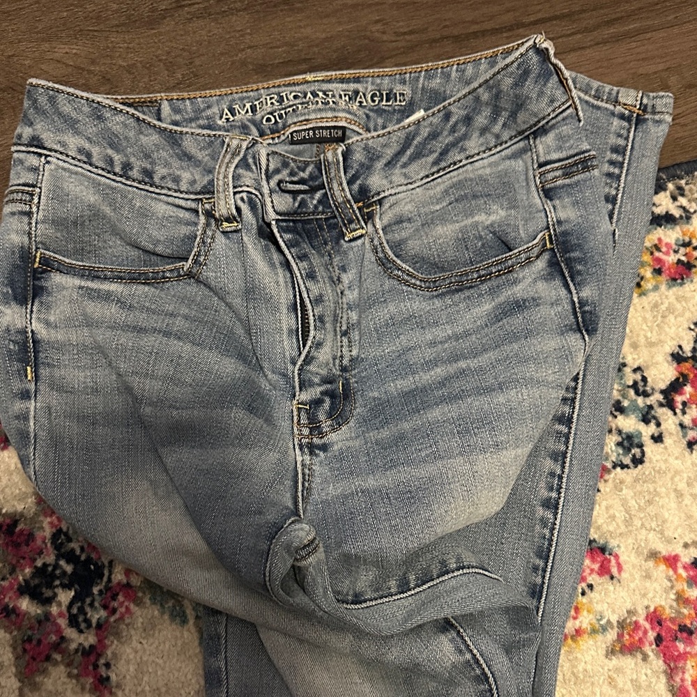 American Eagle Outfitters Light Wash Denim